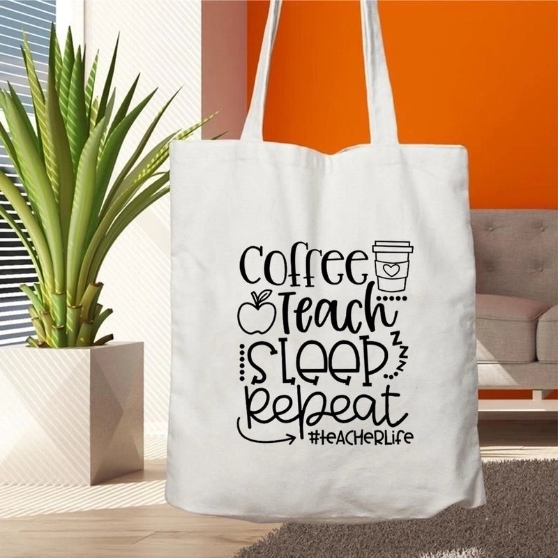 Women's Minimalist Letter Shopping Bags