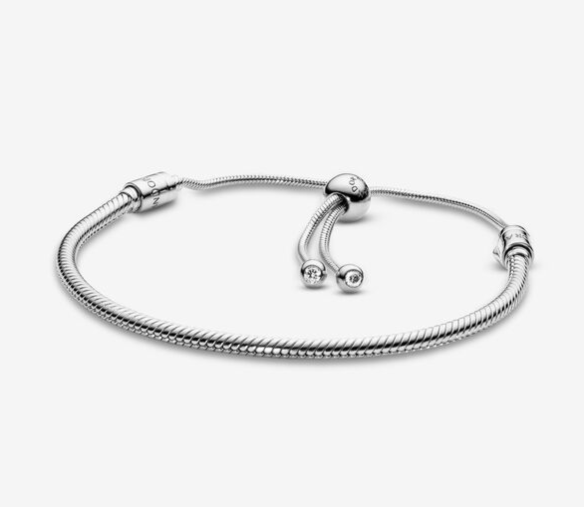 Pandora Moments Snake Chain Slider Bracelet