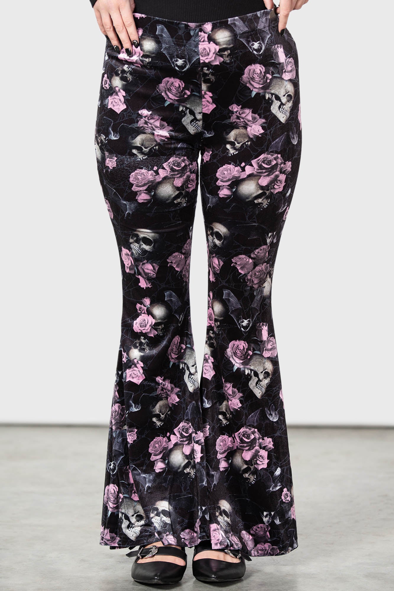 Moondance Bell Bottoms [BLACK/PINK]