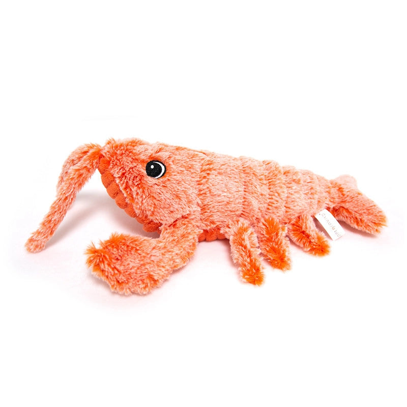 Pet Supplies Electric Jumping Shrimp Cat Toy Fish Self-Hei-Hei-Breathing Artifact Cat Teasing Stick Bite Resistant Mint Cat Supplies