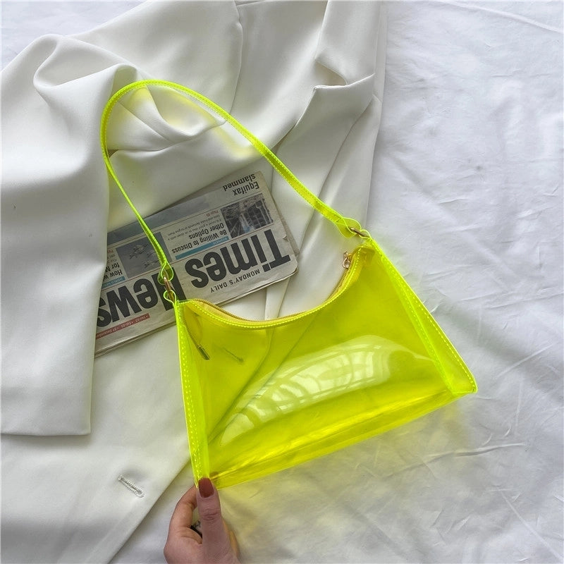 Fashion Simple Transparent Jelly Bag