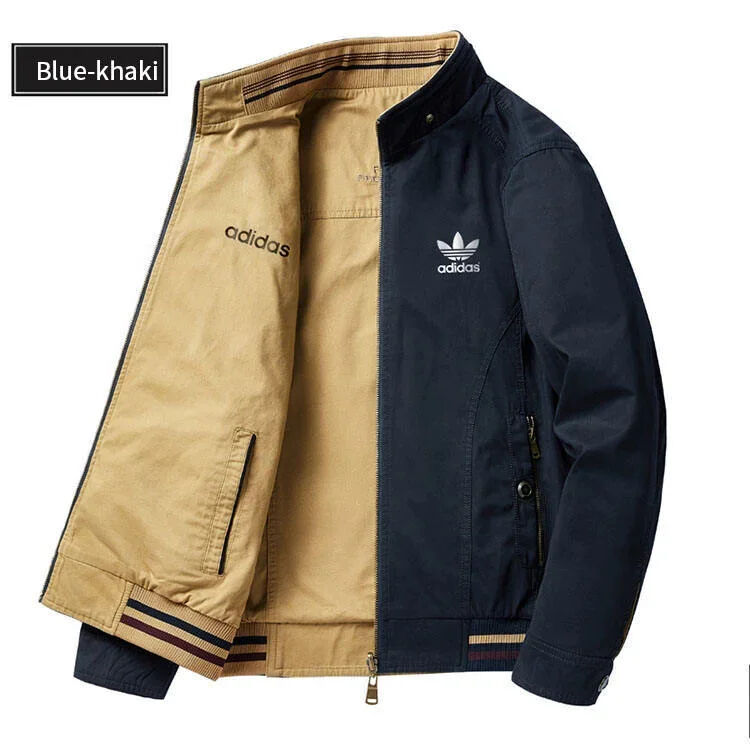 🔥Adidas Reversible Jacket Chaqueta informal holgada