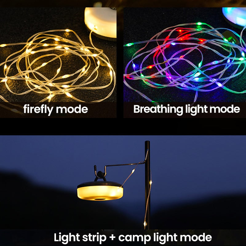 🔥LAST DAY 49% OFF-Outdoor Waterproof Portable Stowable String Light