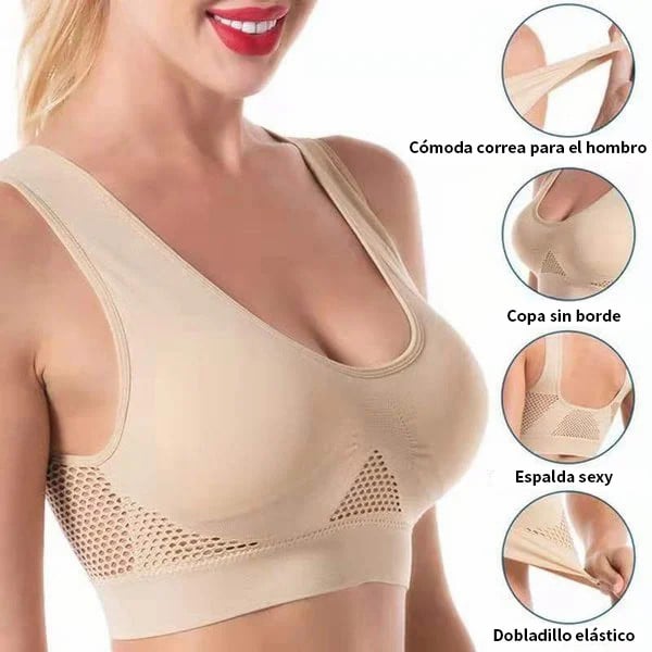 ⚡OFERTAS RELÁMPAGO - 60%OFF - Sujetador de Aire Fresco y Levantamiento Transpirable