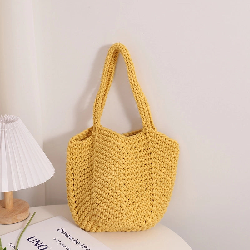 Women's Medium Spring&summer Straw Vintage Style Straw Bag