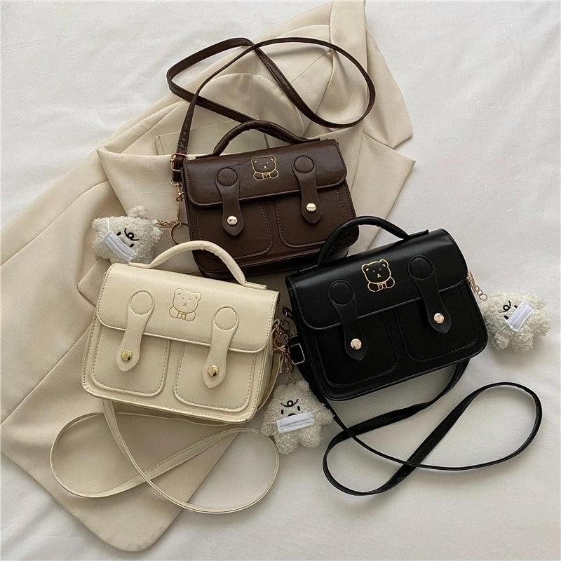 Women's Small All Seasons Pu Leather Streetwear Shoulder Bag