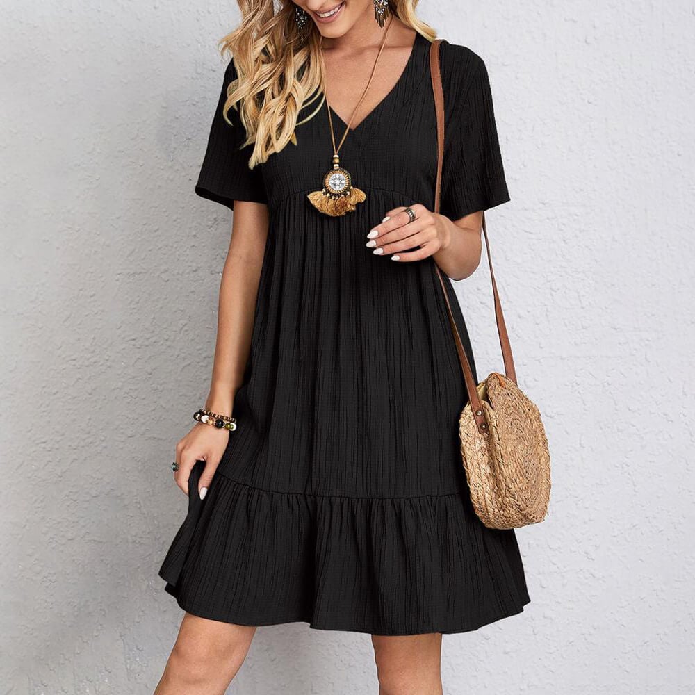 💃Loose casual tie waist flowy dress-Buy 2 Free Shipping