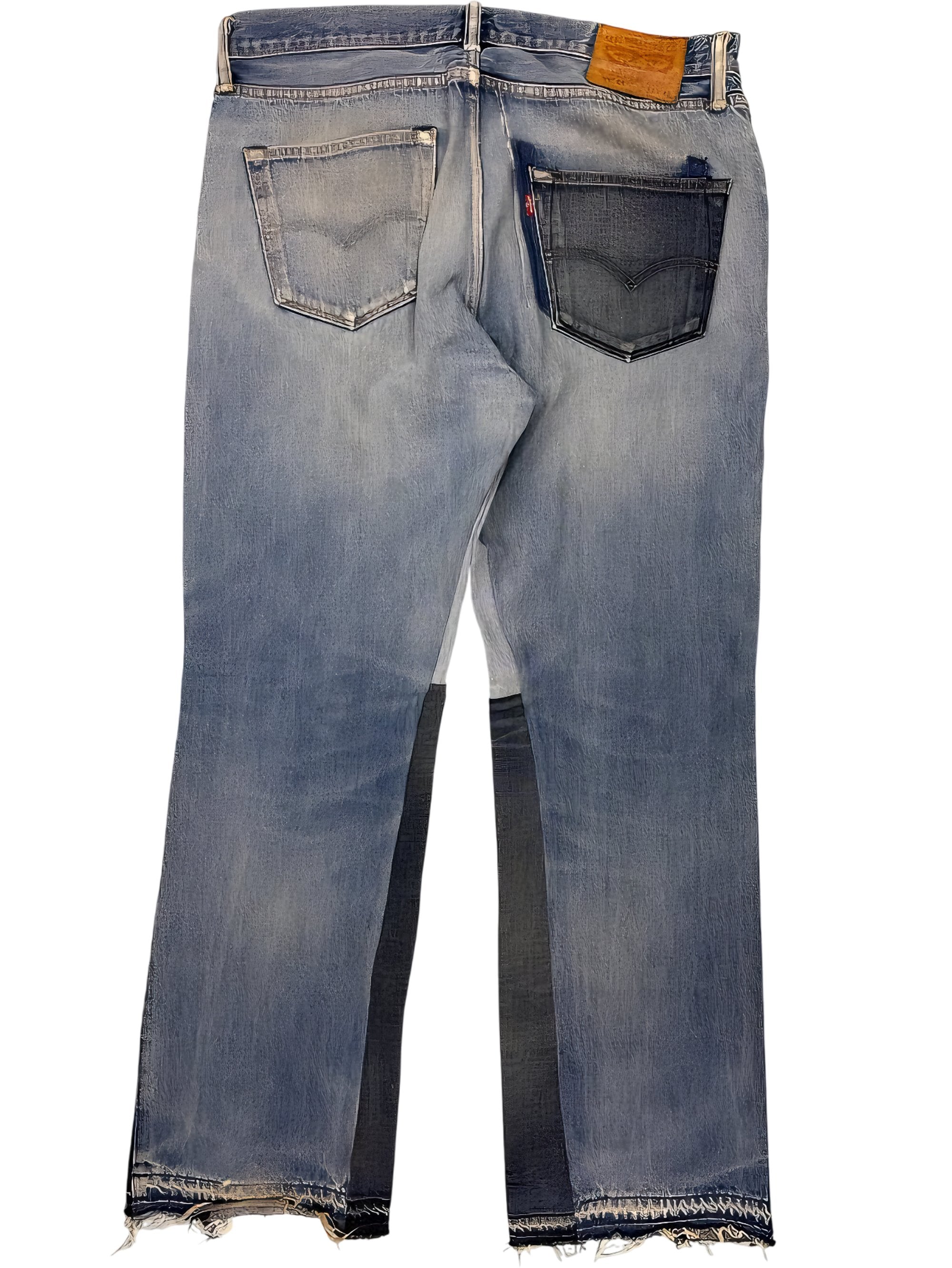 Levi's 501 CT Distressed Denim Jeans
