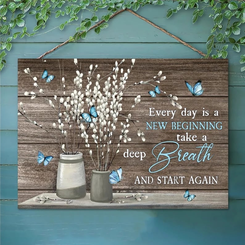 49% OFF -''Mother's Day gift''-Butterfly Sunflowers Wall Art