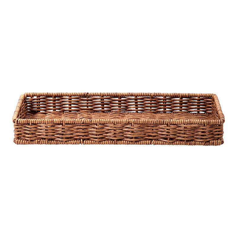 Imitation rattan tray