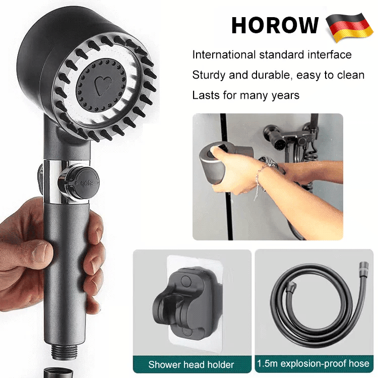 German massage multifunctional one-button adjustment shower head(🔥🔥lowest price ever🔥🔥)