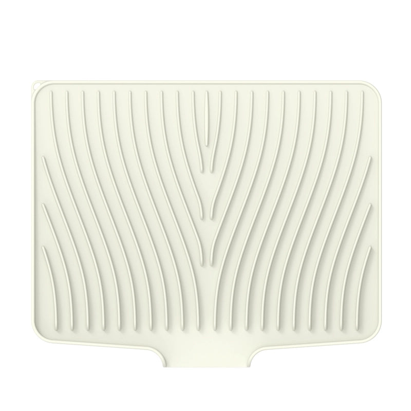 New Silicone Diversion Opening Slope Draining Mat Simple Bowl Dish Drying Filter Mat Heat Insulation