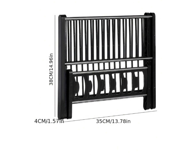 Foldable Dish Rack . Folding Storage Rack for Dishes