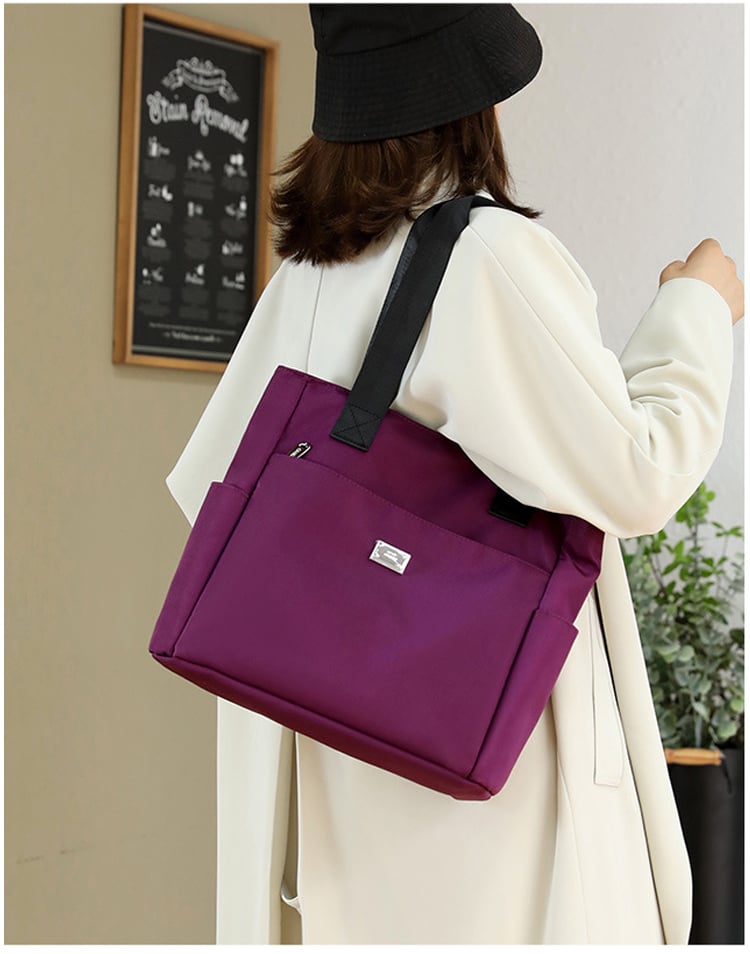 ⏰Hot Sale-2024 Large Capacity Waterproof Multi Pocket Nylon Shoulder Bag👜