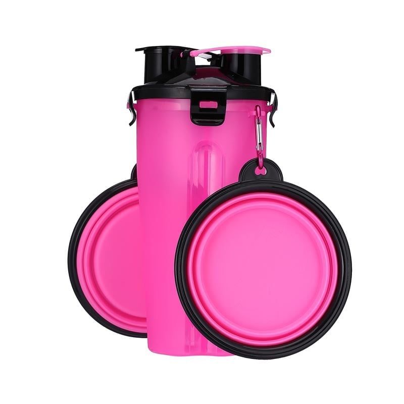 🔥Super Sale - 49% OFF😻Portable 2 in 1 Pet Food & Water Container