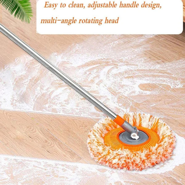 360° Rotatable Adjustable Cleaning Mop. Extendable Wall Cleaning Mop For Bathroom Floor Wall Bed Bottom