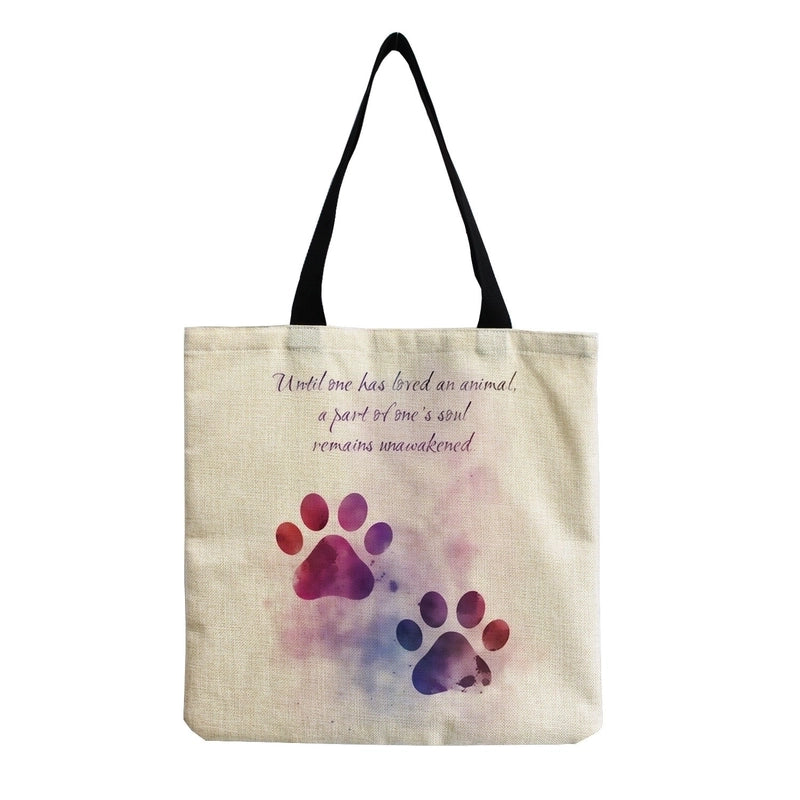 Women's Minimalist Letter Shopping Bags