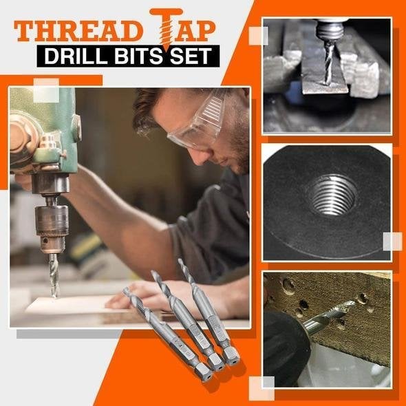 (💥Hot Sale 49% OFF)Thread Tap Drill Bits Set - BUY MORE SAVE MORE