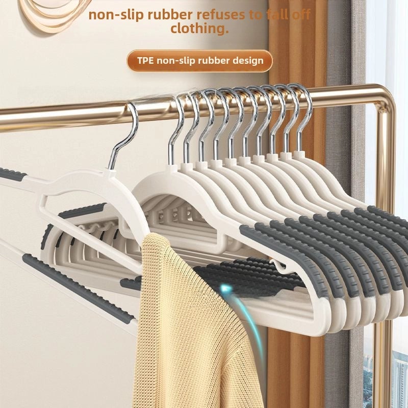 Seamless Hanger Fish Mouth Non-slip Clothes Support Double Health Adult Children's Hanger Clothing Store Hanger