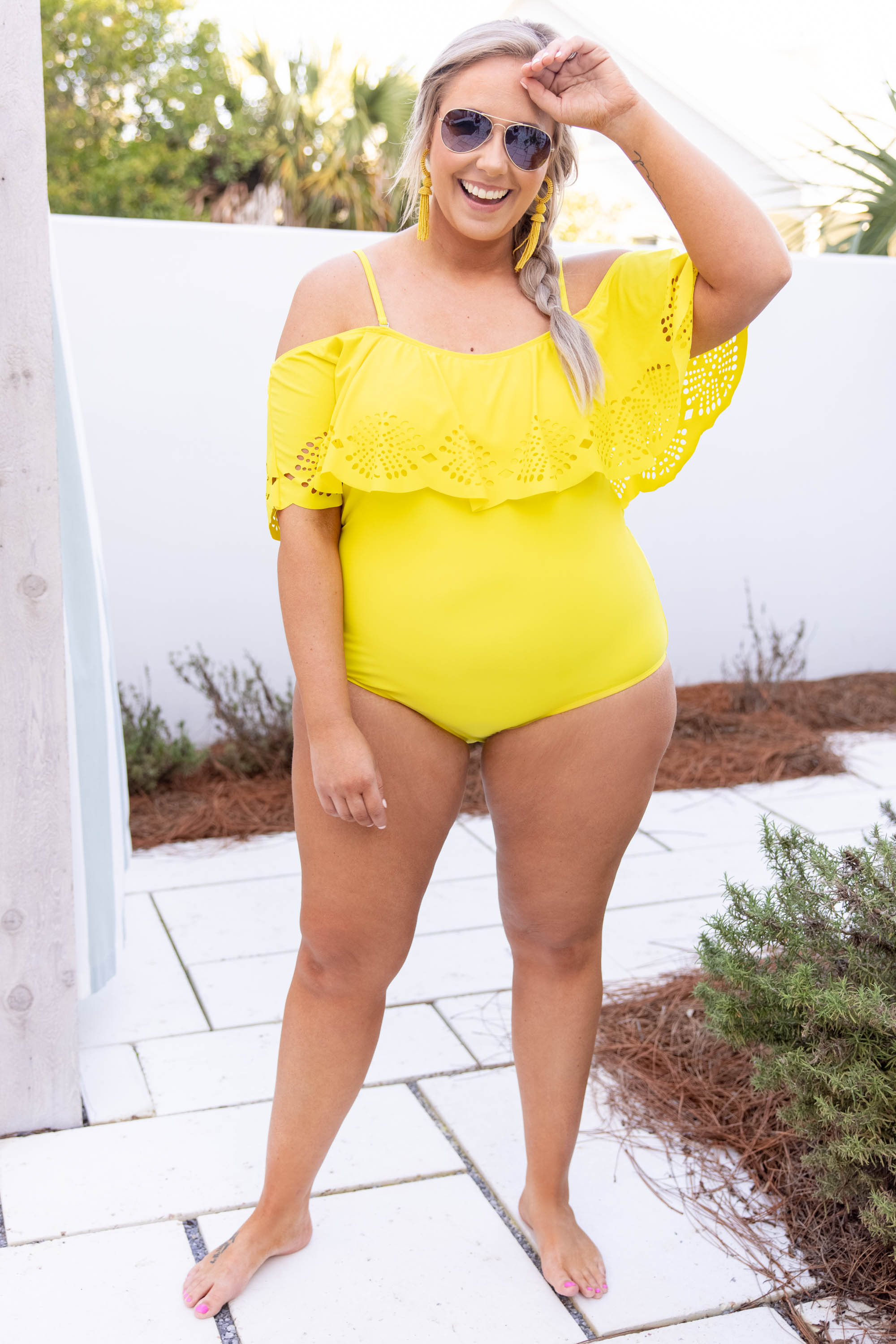 Sunrise And Shine Swimsuit. Yellow