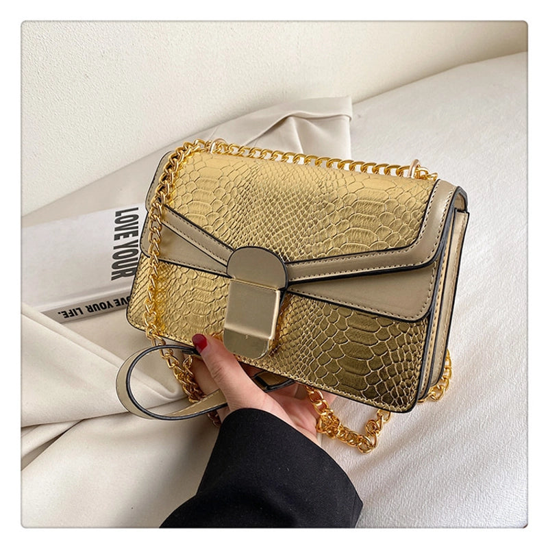 Women's Small All Seasons Pu Leather Solid Color Basic Square Flip Cover Shoulder Bag