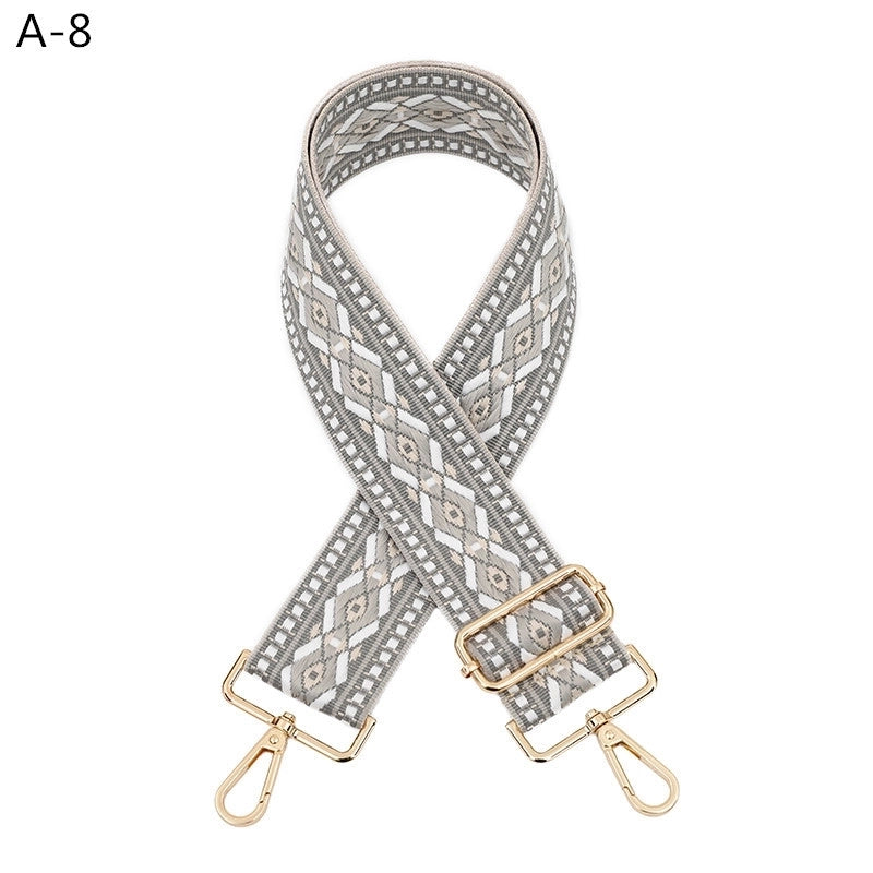 All Seasons Polyester Argyle Sling Strap Bag Strap