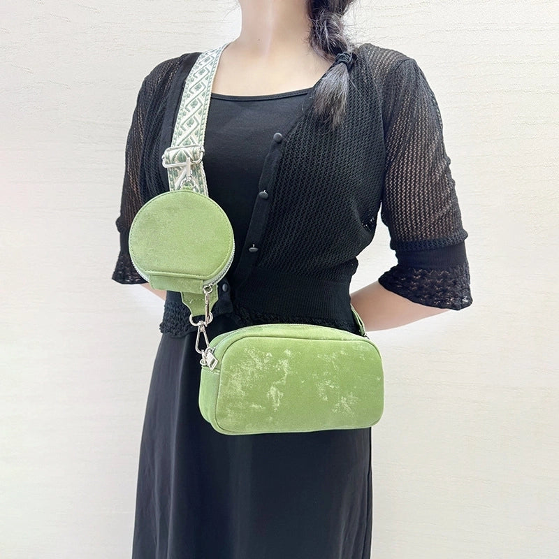 Women's Pu Leather Solid Color Classic Style Square Zipper Phone Wallets