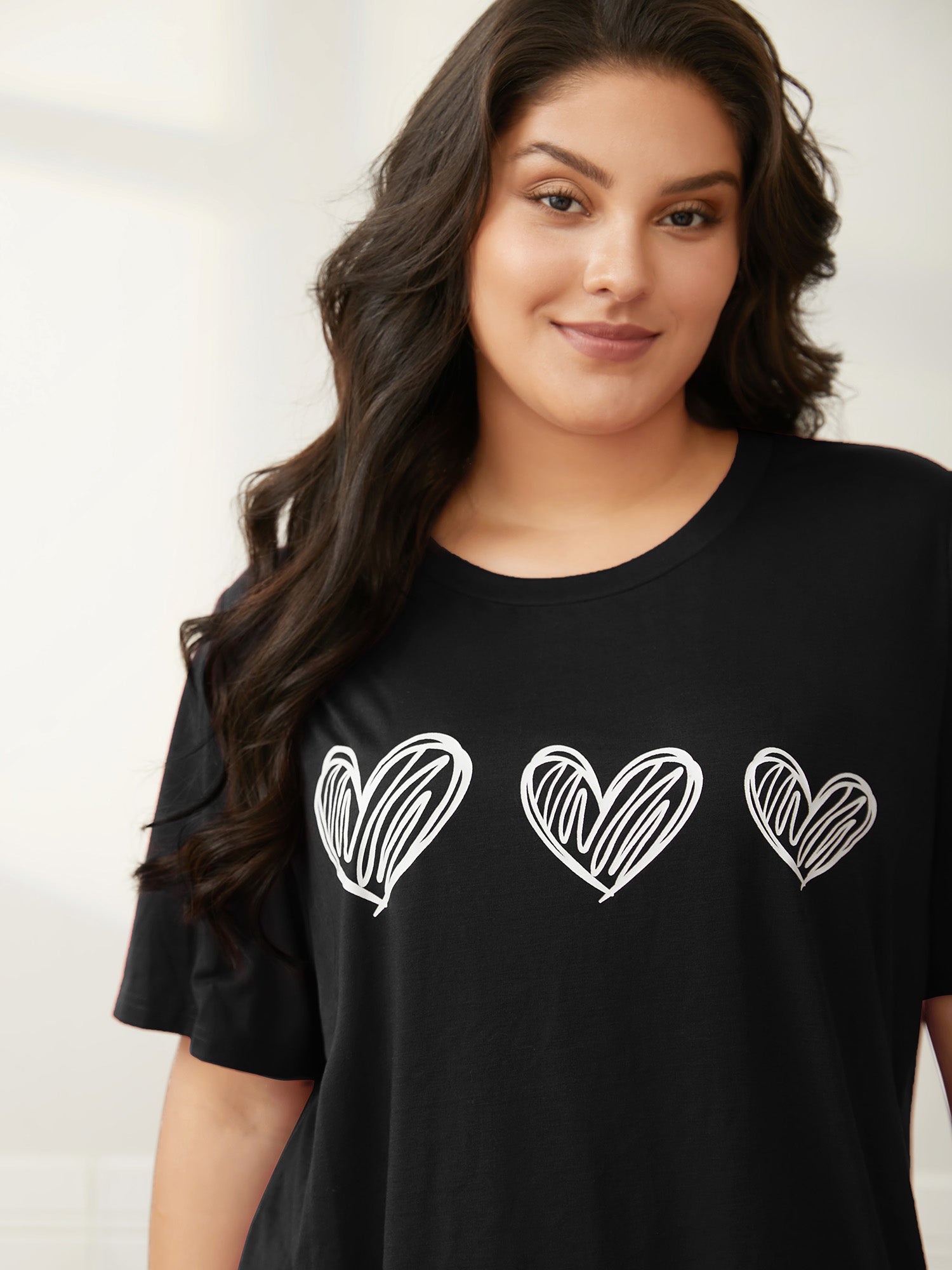 Love In The Air Patchwork Slim-Fit Tee