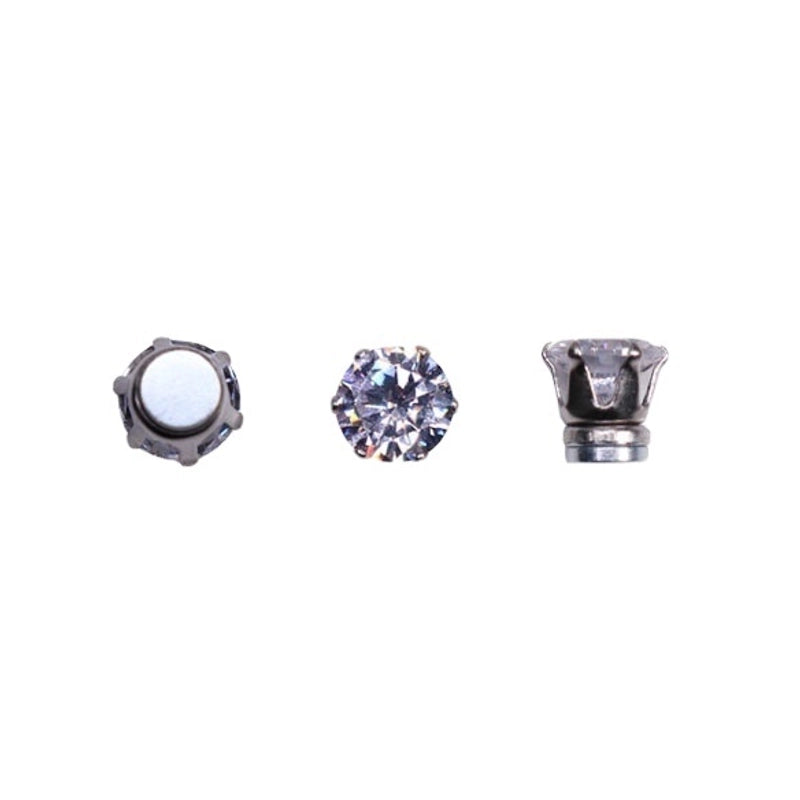 Ear Cartilage Rings & Studs Minimalist Geometric 316L Stainless Steel  Plating Zircon