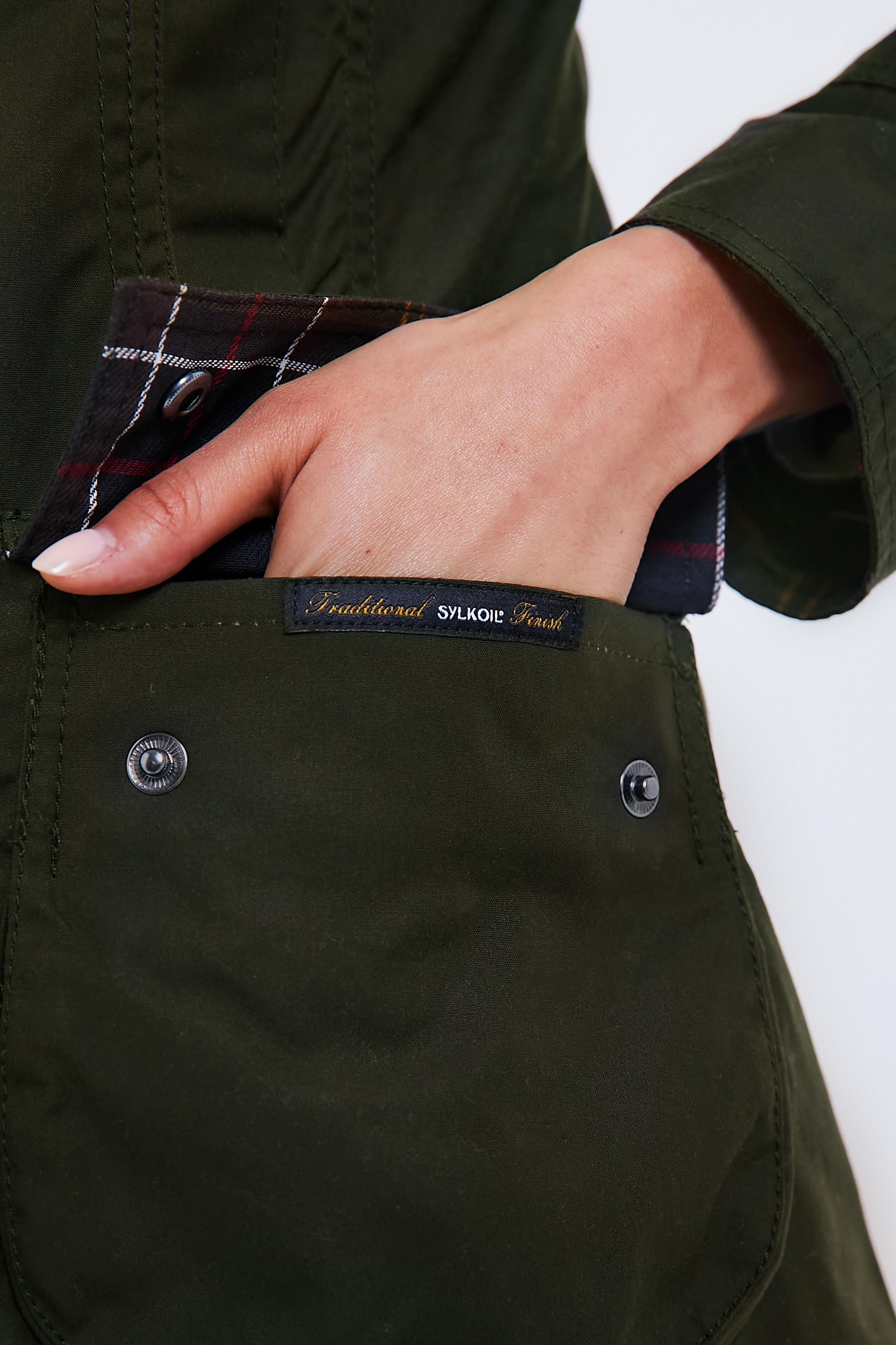 Classic Olive Beadnell Wax Jacket