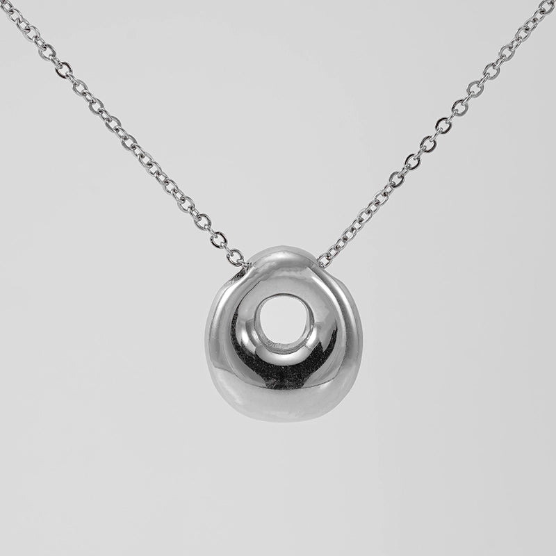 Basic Classic Style Letter 304 Stainless Steel 18K Gold Plated Plating Pendant Necklace