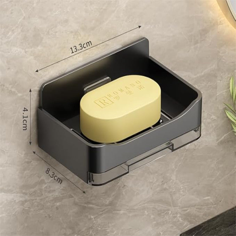Wall Mounted Soap Dish With Drainage Tray