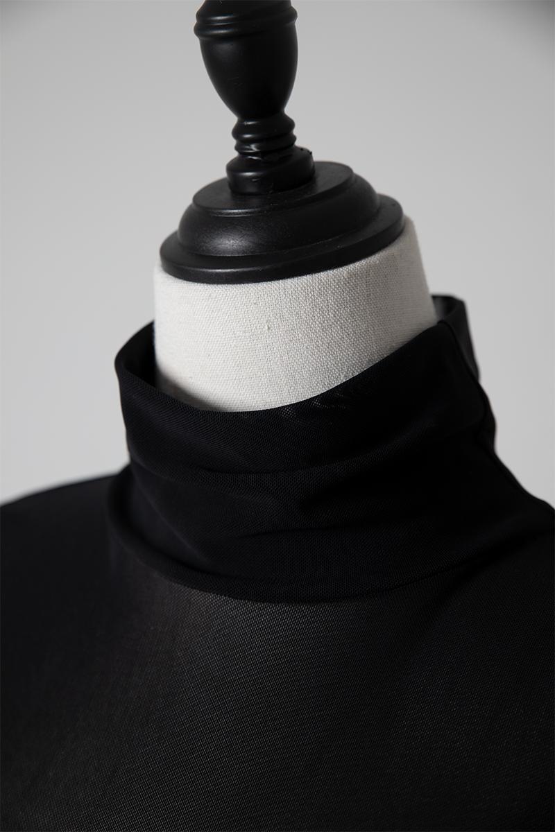Black Sun Exclusive-Long Sleeve Mesh Shirt