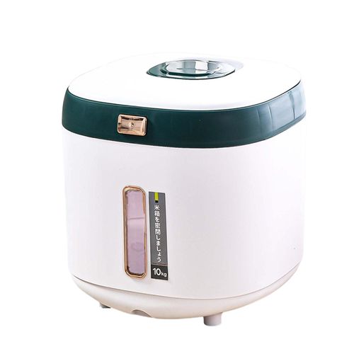 Airtight Rice/Cereal Dispenser Bucket Built In Spice Box