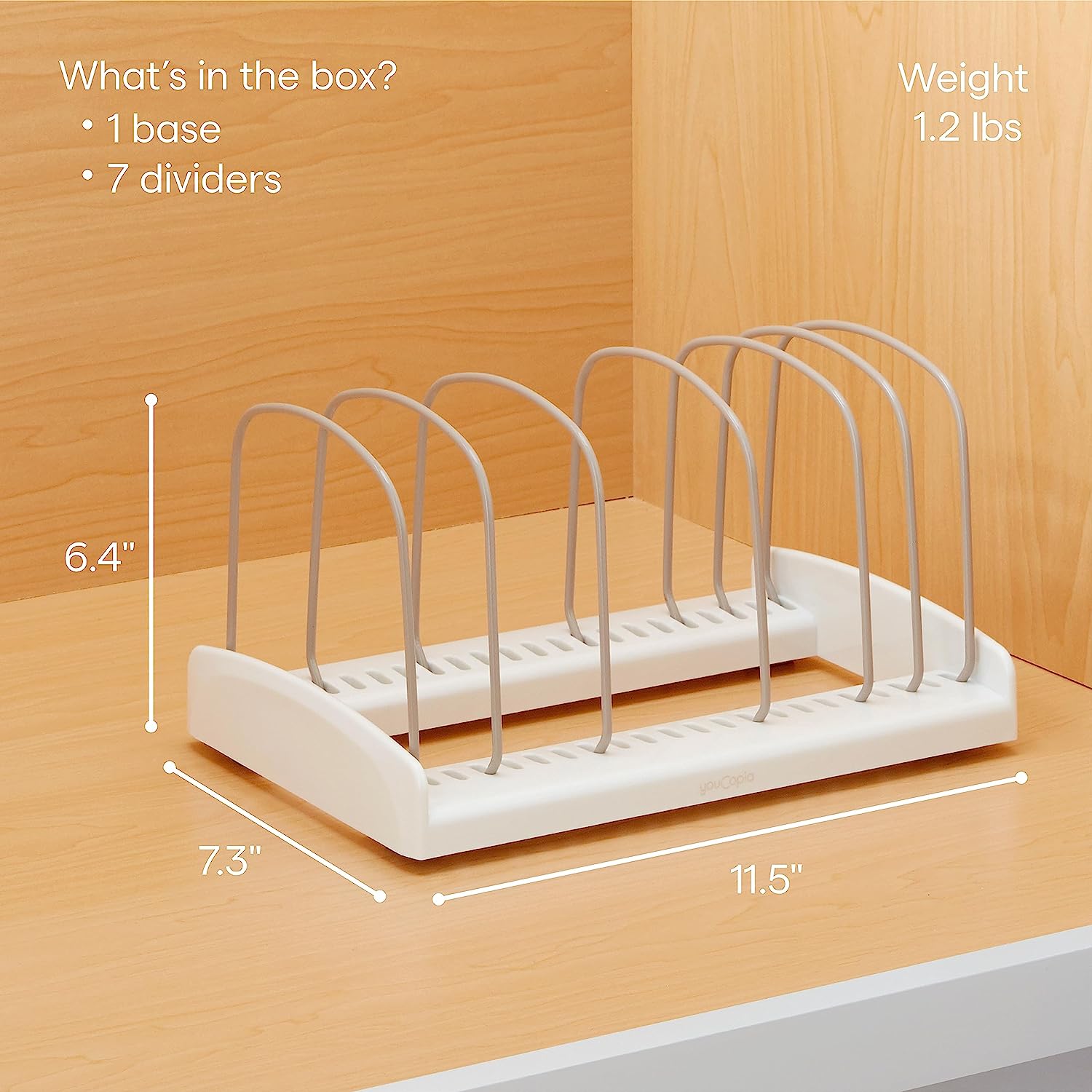 Bakeware Storemore Adjustable Rack. Standard. White