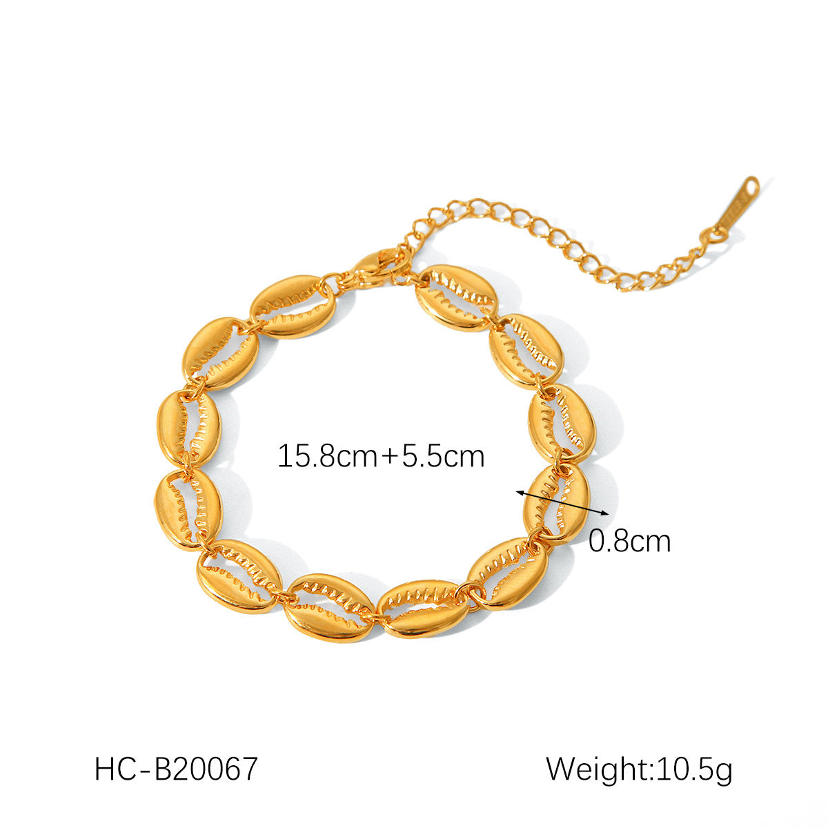 Stainless Steel Bracelet Ot Buckle Love Pearl Bracelet Female Titanium Steel Jewelry