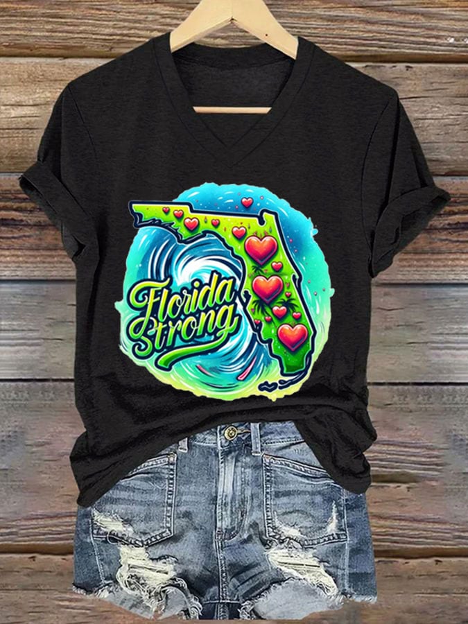 Women's Florida Strong Print T-Shirt