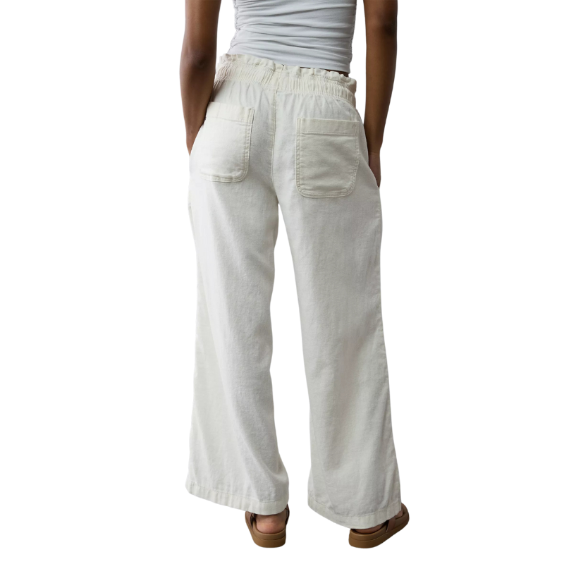 Dreamy Drape Linen Blend Pull On Pant