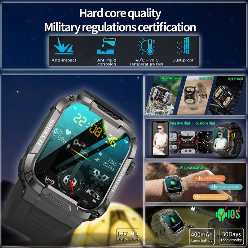 Militair smartwatch voor perfectionisten