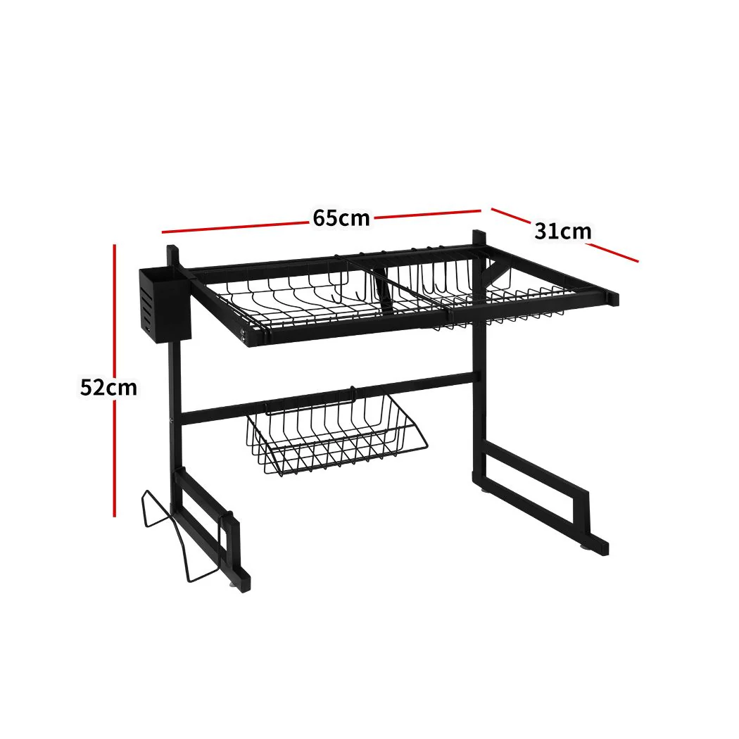 Kitchen Sink Rack - Single. Stainless Steel Over Sink Dish Drying Rack
