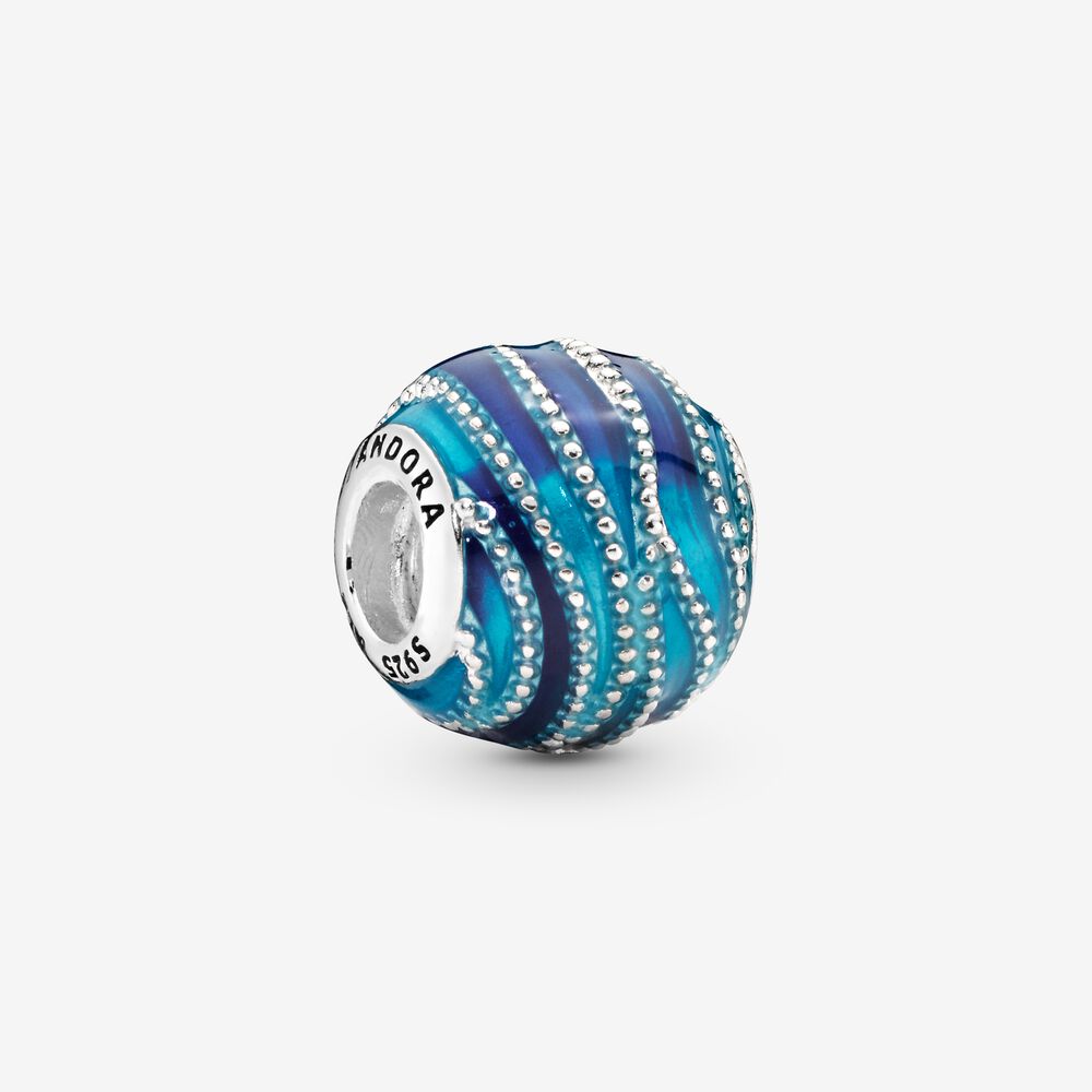 Pandora Blue Wave Charm