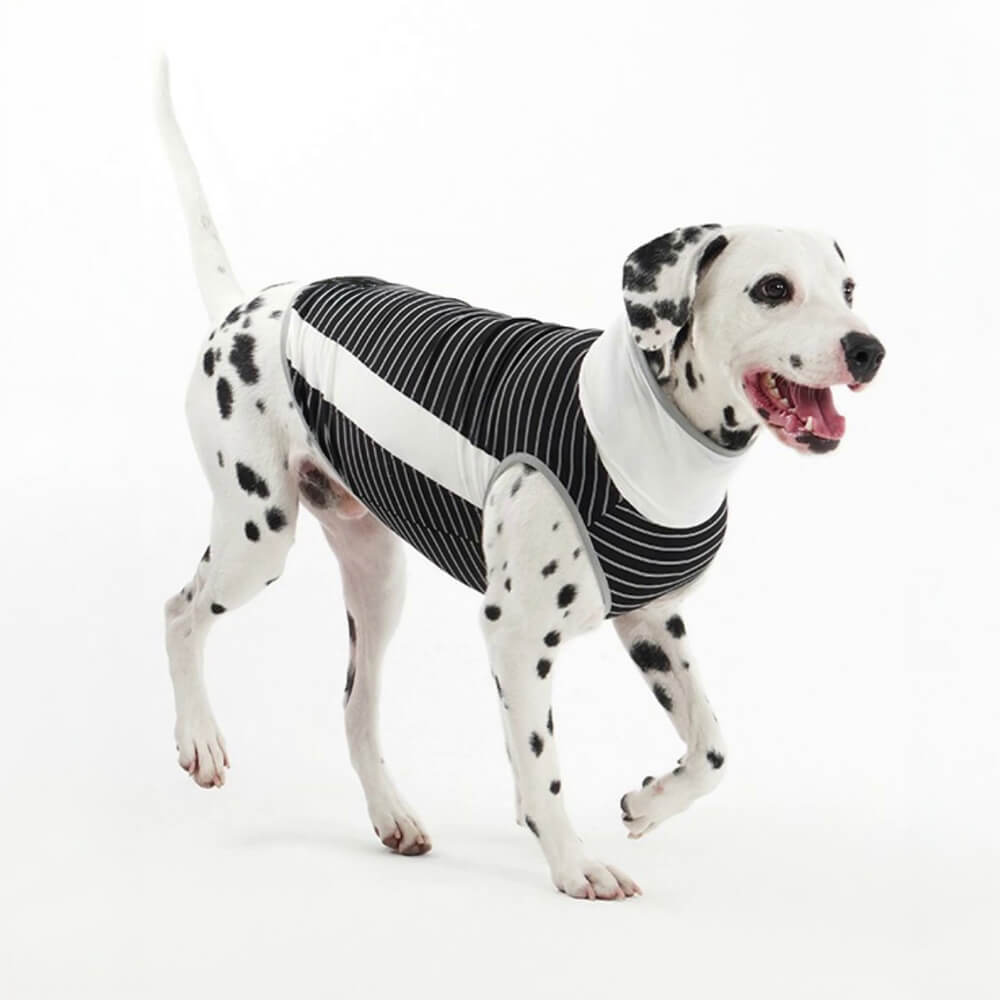 Cooling Ice Silk Striped Colored Breathable Dog Cooling Vest