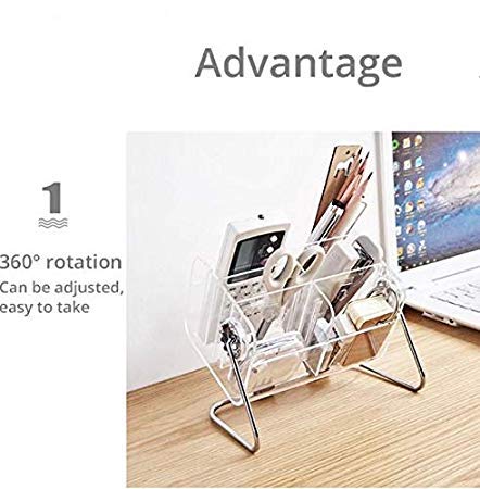 Multipurpose Acrylic Remote Control Holder Stand Organizer For Home & Office