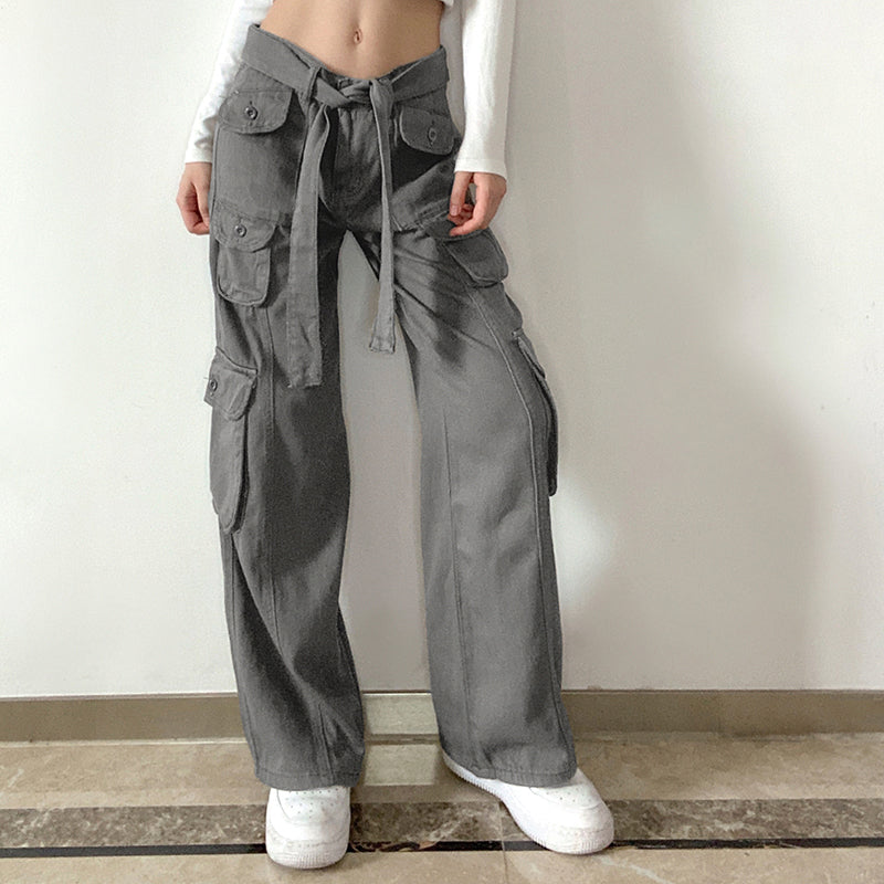 Vintage Casual Cargo Pants  KF81649