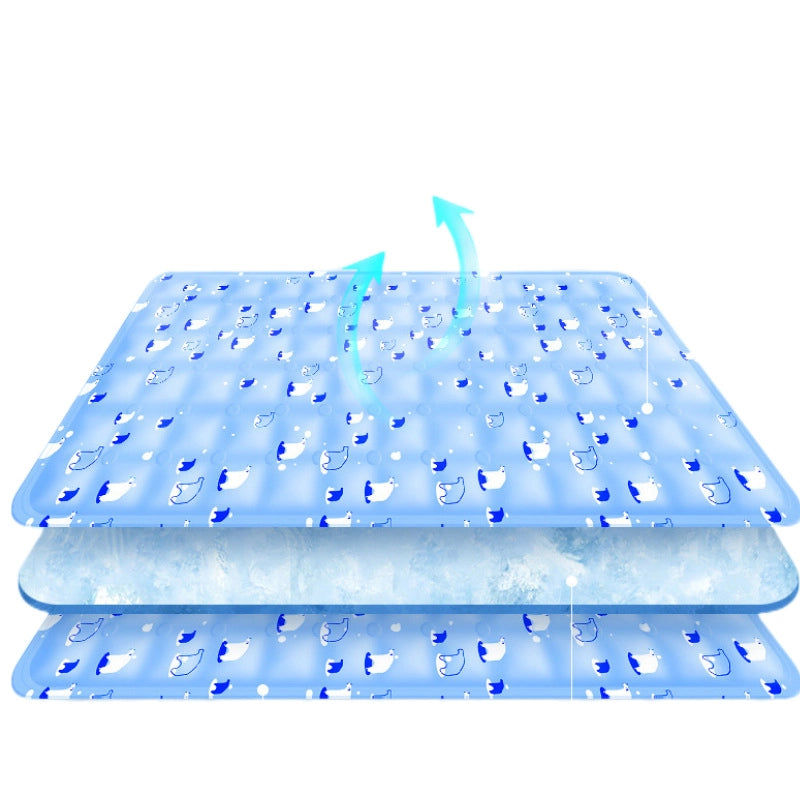 Ice Cushion Pet Ice Cushion Soft Ice Gel Cold Cushion Dog Kennel Mat Office Student Cool Mat Manufacturers