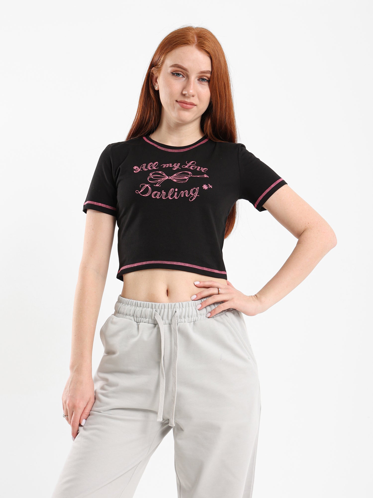 Fitted Cropped Tee