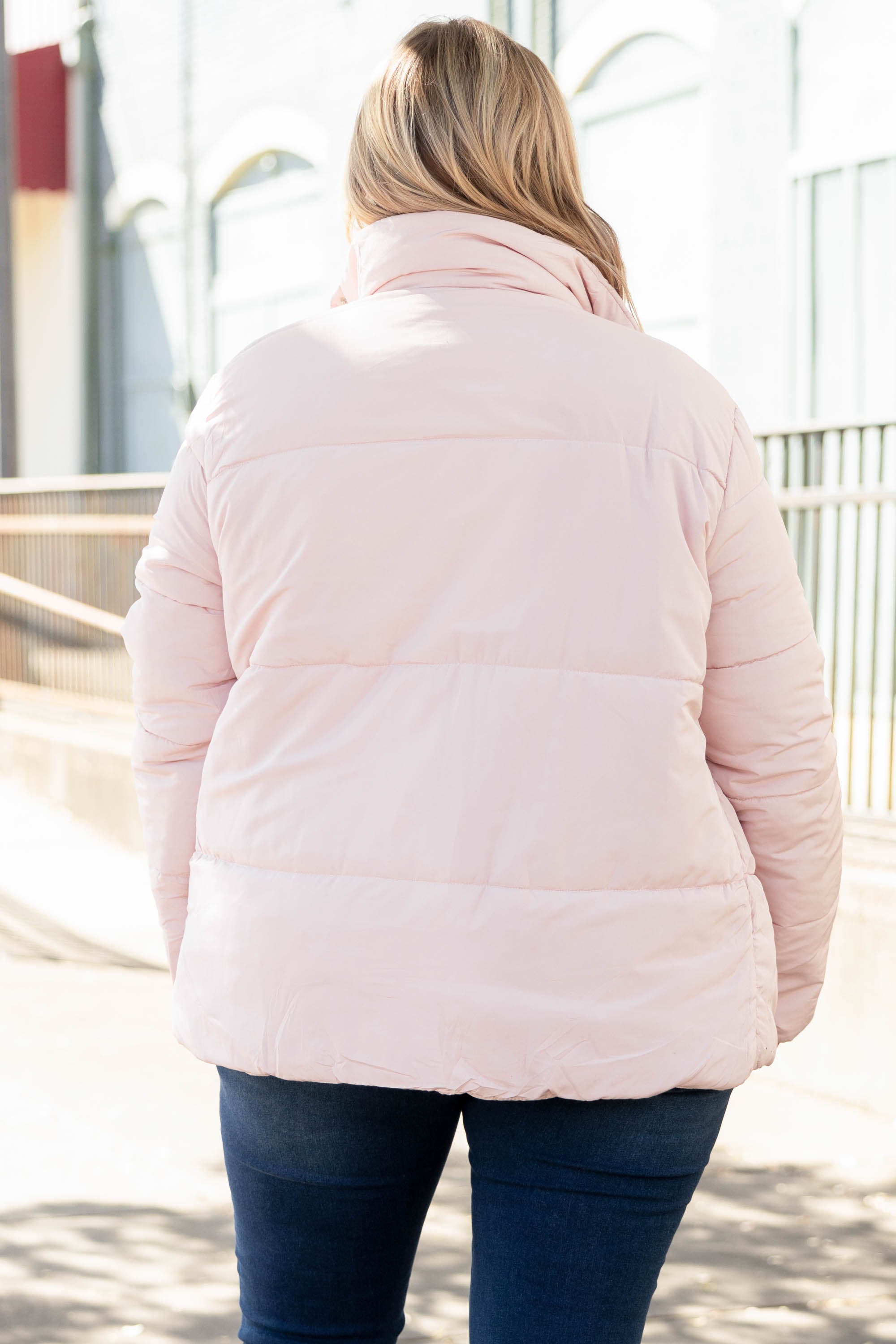 Winter Mornings Jacket. Pink