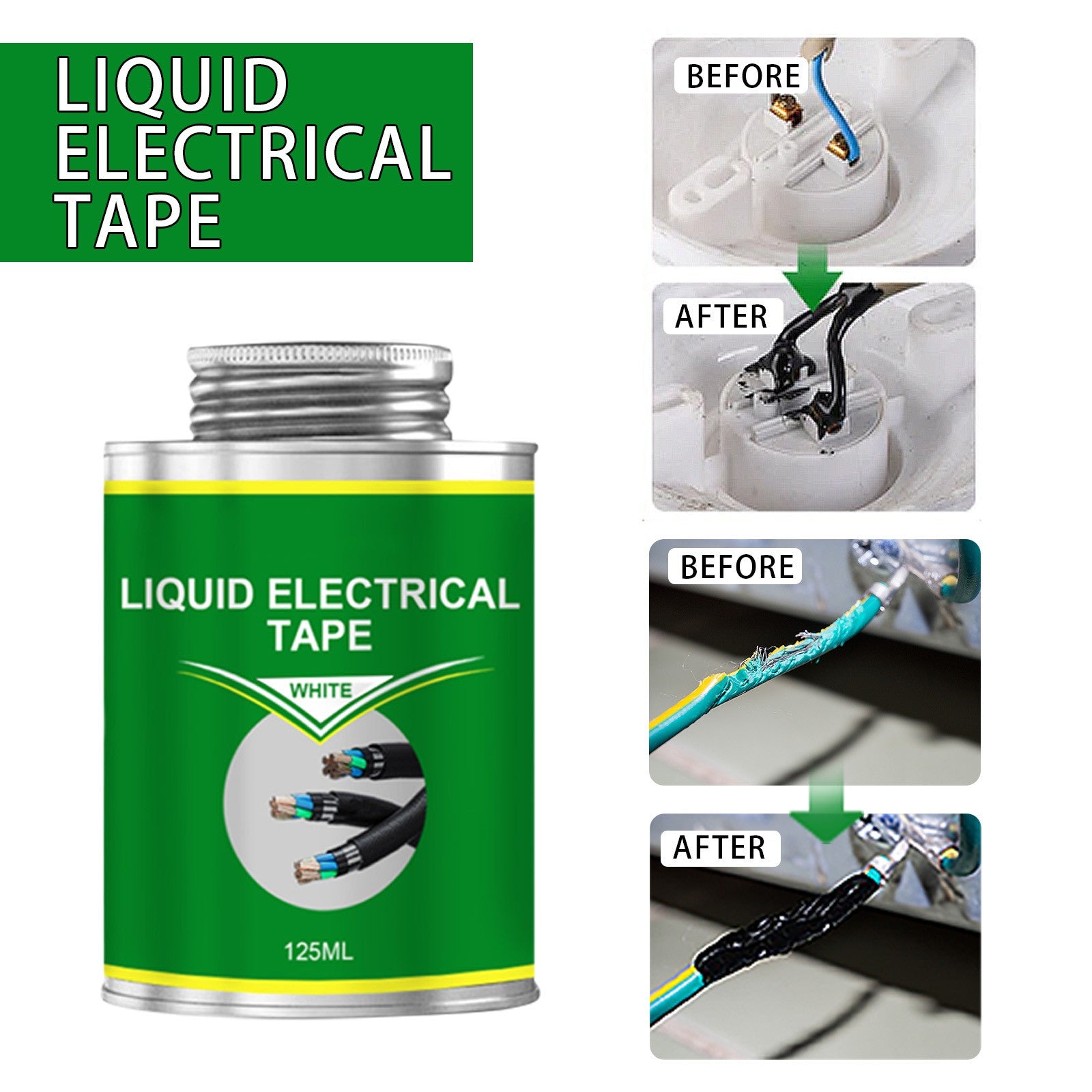 INSULATION FOR ELECTRICAL WIRES HEAT AND DURABLE ELECTRICAL WIRE INSULATION GEL 125ML
