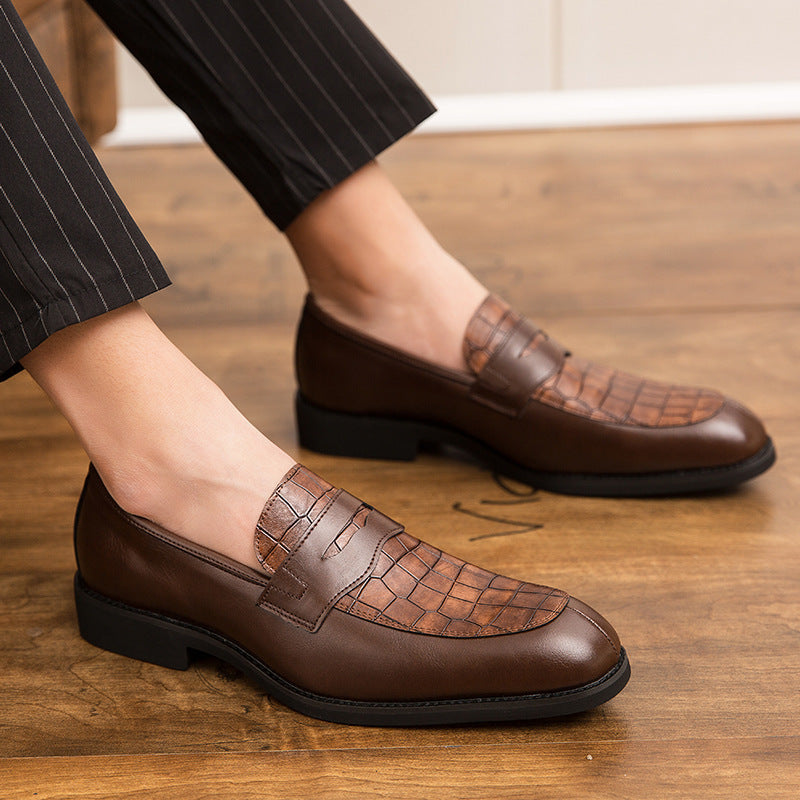 Men's Leather Fashionable Trendy Casual Shoes
