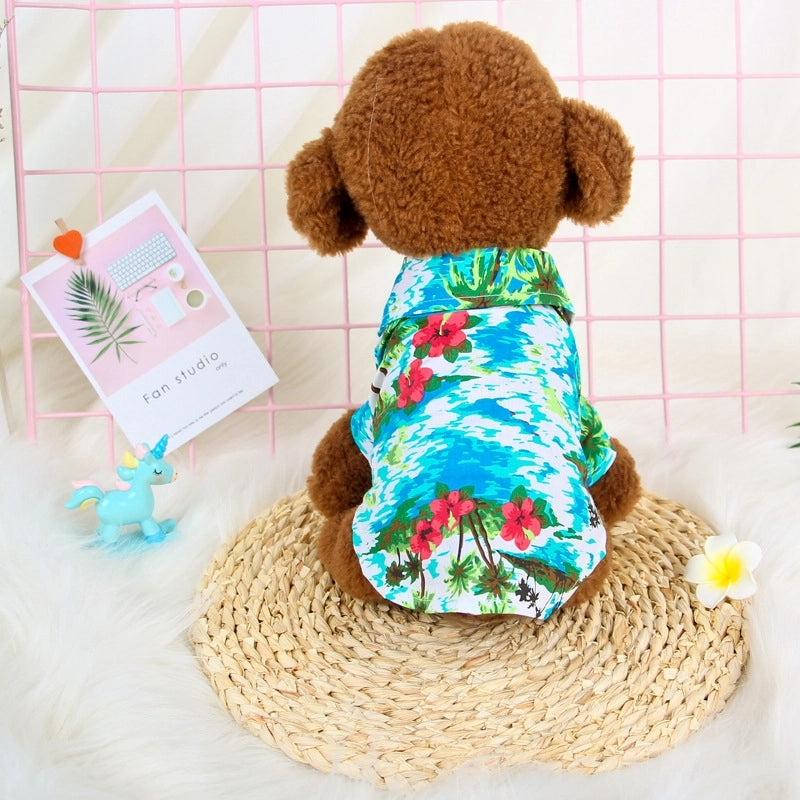 Casual Cloth Color Block Pet Clothing